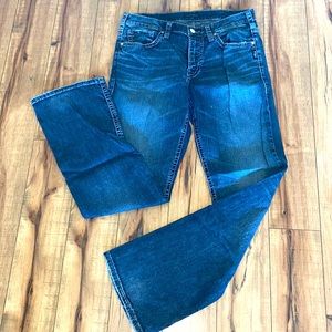 Mens Silver Jeans